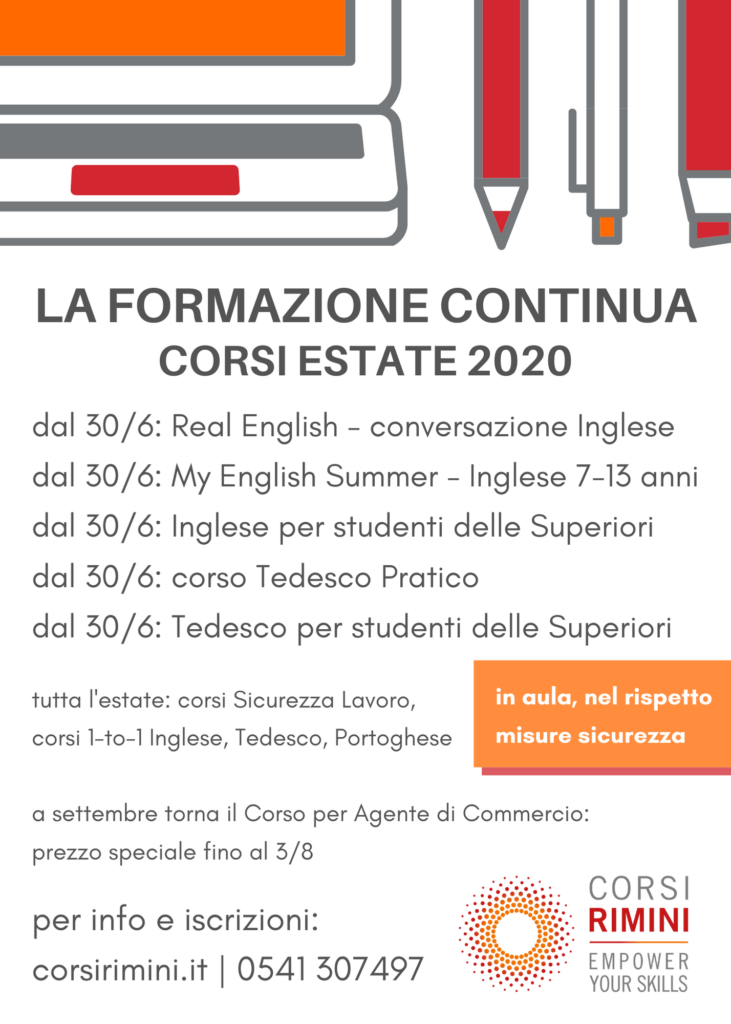 corsi rimini corsi estate 2020
